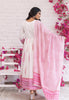Pink White kurta set