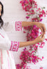 Pink White kurta set