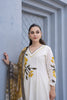 White brown kurta set