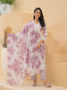 Pastel Pink purple kurta set