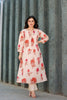 Offwhite red printed 2 piece cord set