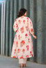 Offwhite red printed 2 piece cord set