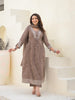 Brown/beige kurta set