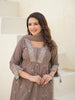 Brown/beige kurta set