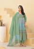 Green kurta set