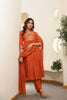 Orange kurta set