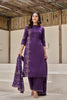 Purple kurta set