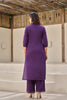Purple kurta set