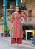 Red  kurta set