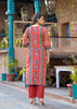 Red  kurta set