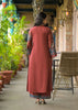 Maroon kurta set