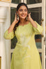 Light  green color 2 piece kurta set