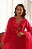 Red kurta set