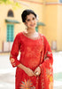 red kurta set