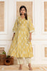 yellow kurta set