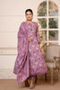 Purple kurta set