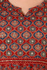 Maroon kurta set