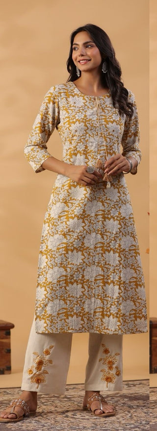 yellow 2 piece set