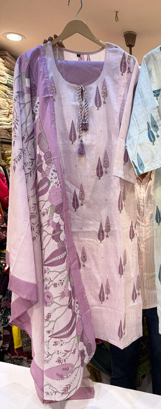 Pink kurta set