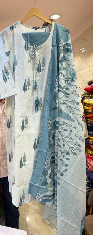 Blue kurta set