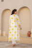 Printed Yellow White 2 piece