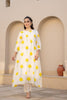 Printed Yellow White 2 piece