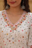 Mughal print pastel pink kurta set