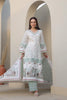 Mughal print pastel blue kurta set