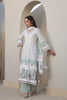 Mughal print pastel blue kurta set