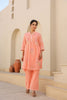 2 piece peach/pink cord set