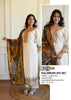Brown and white kurta set