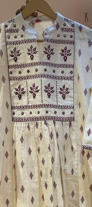 2 piece purple white cord set