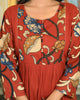 Red kurta set