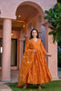 orange kurta set