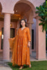 orange kurta set
