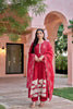 Red kurta set