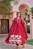 Red kurta set