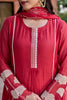 Red kurta set